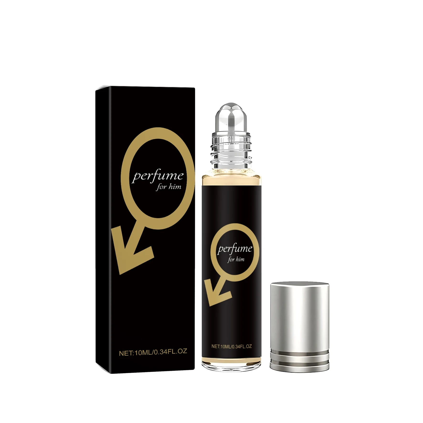 Daily Men's Cologne Roll-On - Emits Charm, Crisp Fresh Scent, Natural Long-Lasting, Suitable for All Daily Occasions