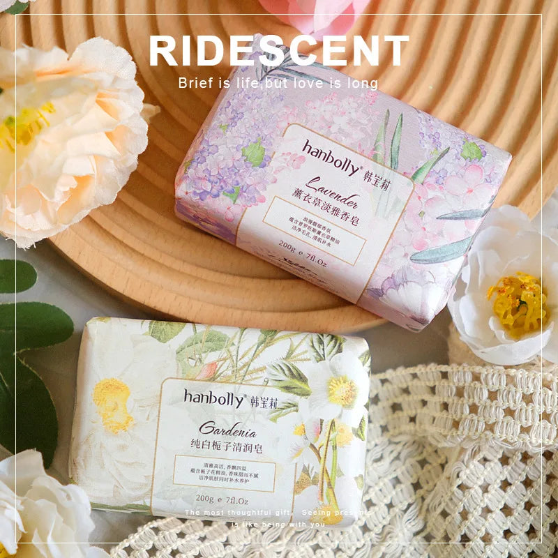 Flower-fragranced Soap Aroma 200g Essential Oil Soap Handmade Soap For Body Cleansing Gift Wedding Party Favors