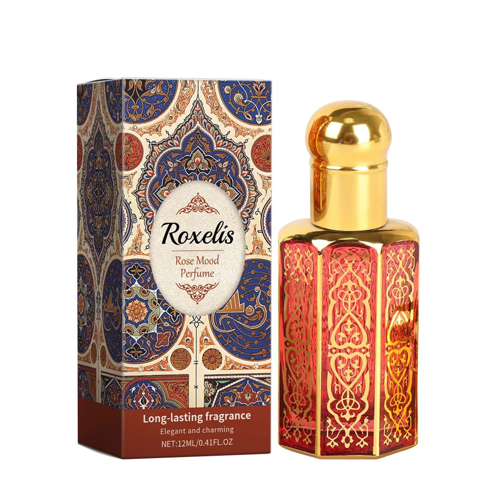 Arabian Style Tuberose Perfume: Natural, Fresh & Elegant Fragrance, Long-Lasting, Portable Charm-Boosting Scent