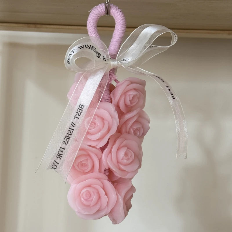 Gift Box Scented Soap,Crystal Rose Petal Bathing & Washing & Cleaning & Nourishing Handmade Soap Bar,Wedding Favor,Present