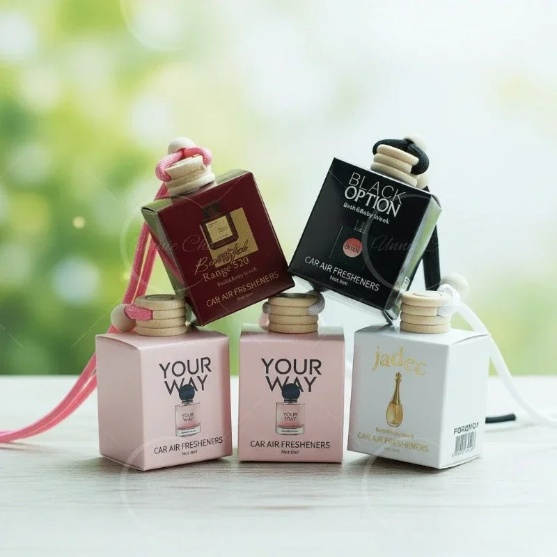 Luxury Car Air Freshener Perfume Bottle 8ml | Long-Lasting Scent