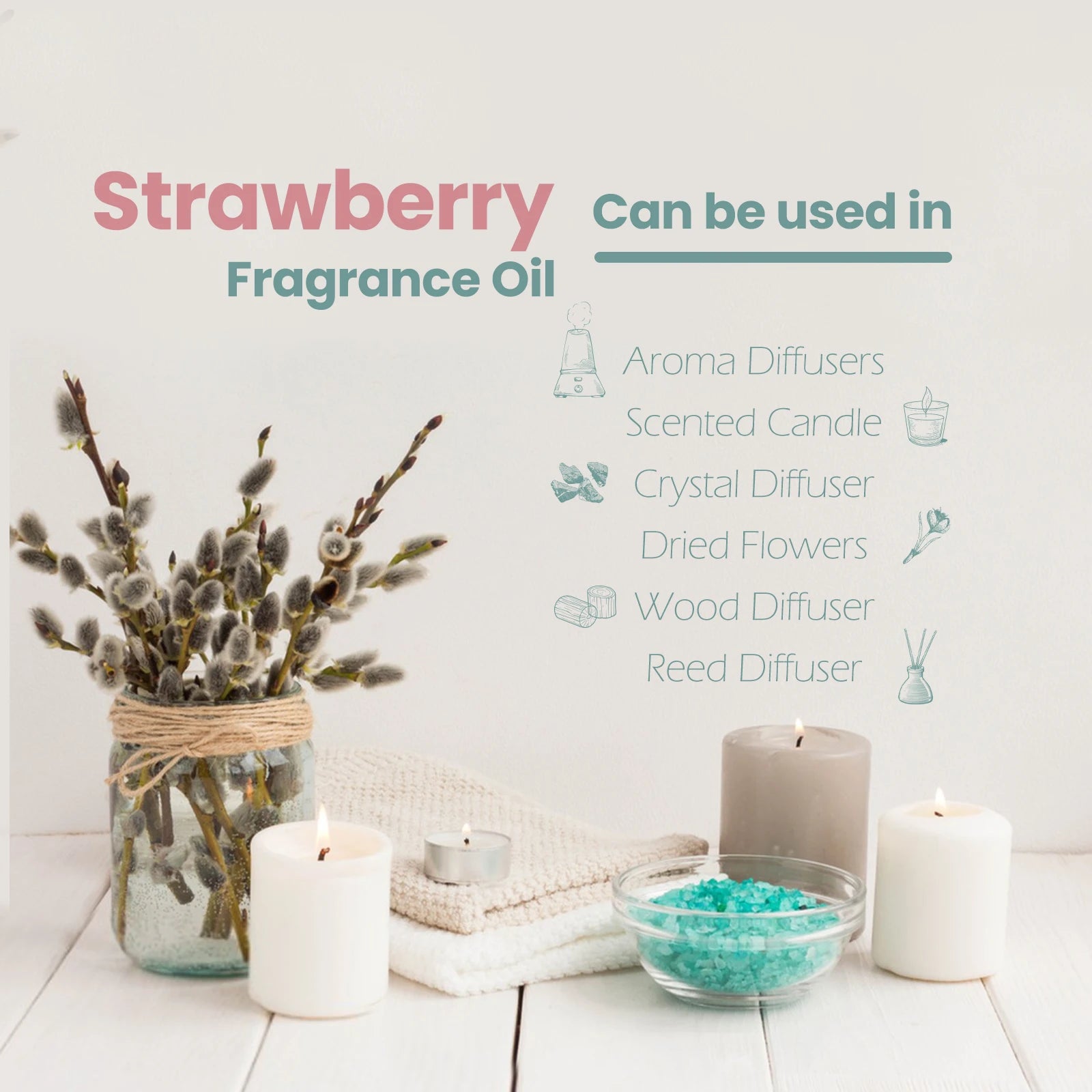 Fragrance Oil Strawberry Coconut Vanilla Cherry Baby Powder White Musk Sea Breeze Bay Rum Rain Bamboo Cologne for Women & Men