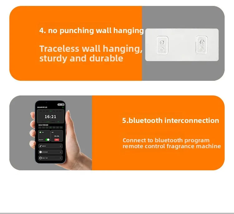 500ml Hilton Scent Machine Aroma Diffuser Wall Mounted Hotel High Capacity Aroma Diffuser Large Area Hotel Lobby Home Fragrance