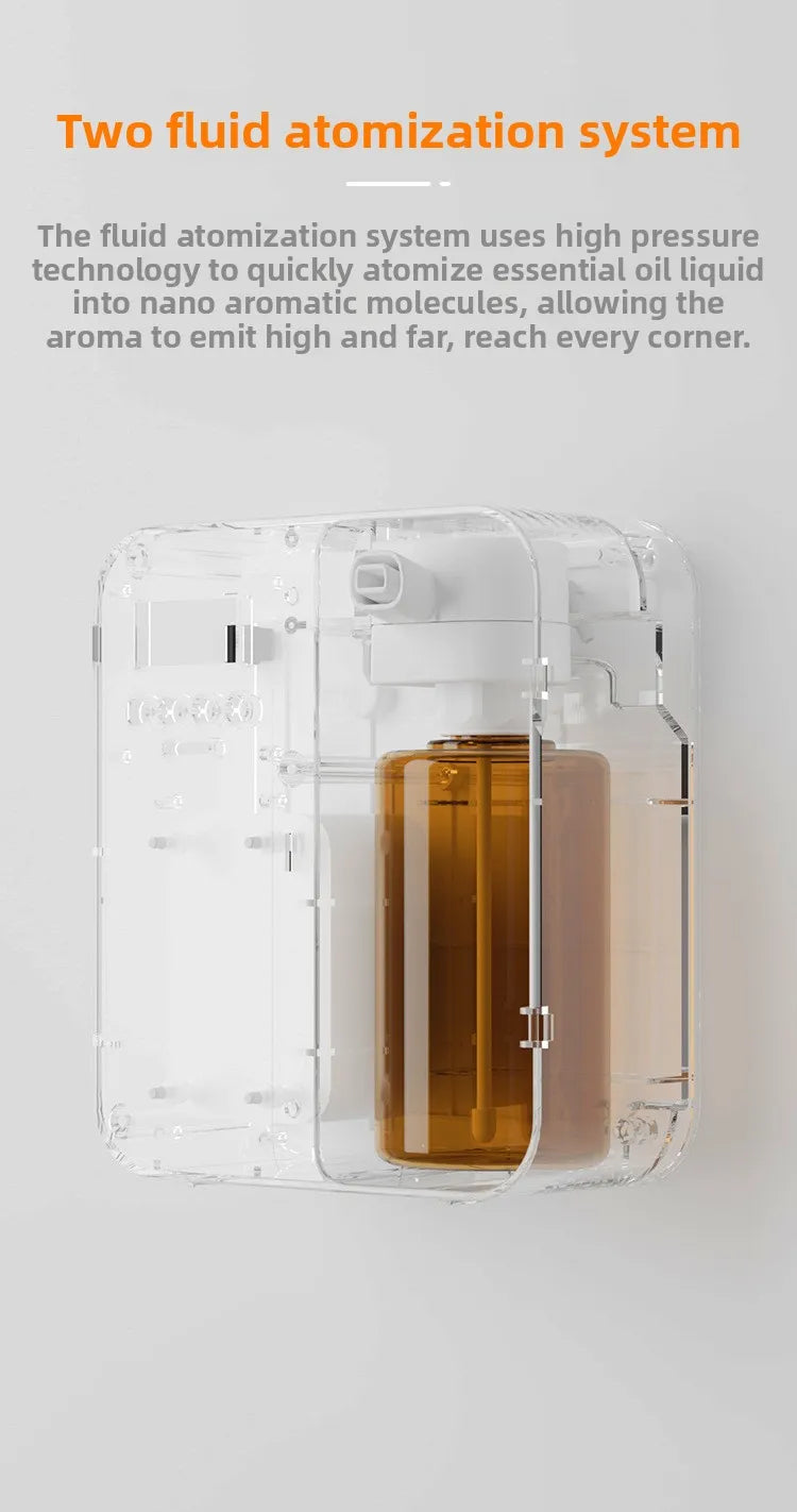 500ml Hilton Scent Machine Aroma Diffuser Wall Mounted Hotel High Capacity Aroma Diffuser Large Area Hotel Lobby Home Fragrance