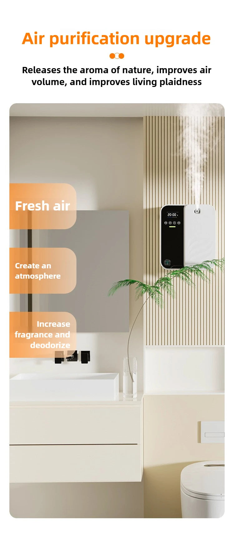 500ml Hilton Scent Machine Aroma Diffuser Wall Mounted Hotel High Capacity Aroma Diffuser Large Area Hotel Lobby Home Fragrance