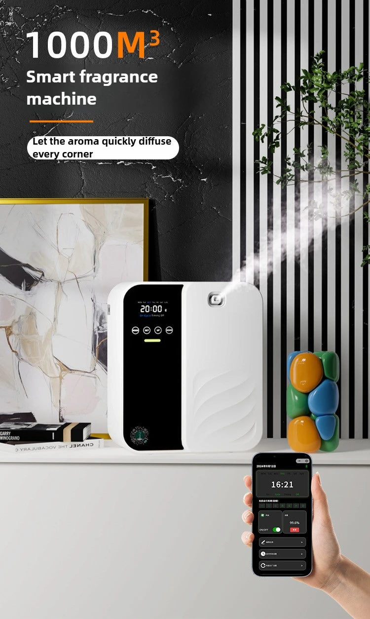 500ml Hilton Scent Machine Aroma Diffuser Wall Mounted Hotel High Capacity Aroma Diffuser Large Area Hotel Lobby Home Fragrance