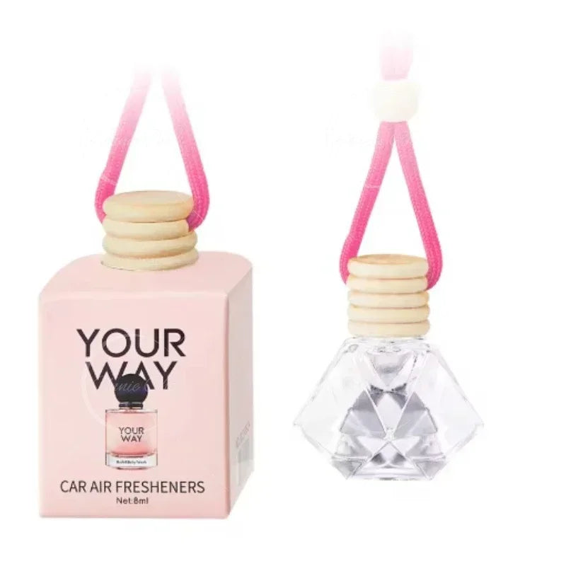 Luxury Car Air Freshener Perfume Bottle 8ml | Long-Lasting Scent