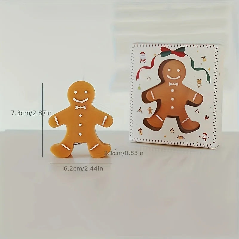 1 Piece Gingerbread Scented Candle - Perfect for Christmas, Weddings, Home Decoration, Birthdays, and Other Occasions