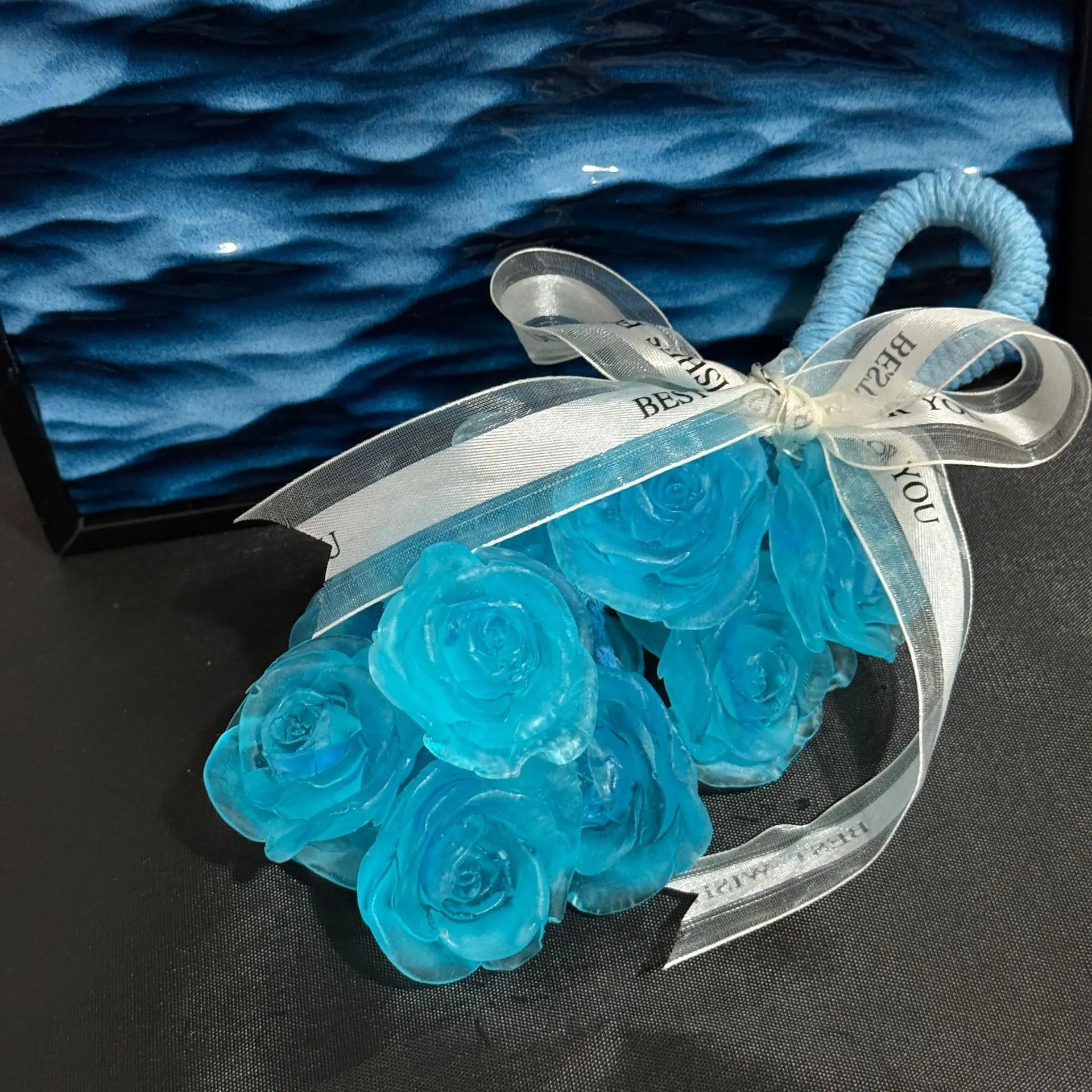 Gift Box Scented Soap,Crystal Rose Petal Bathing & Washing & Cleaning & Nourishing Handmade Soap Bar,Wedding Favor,Present