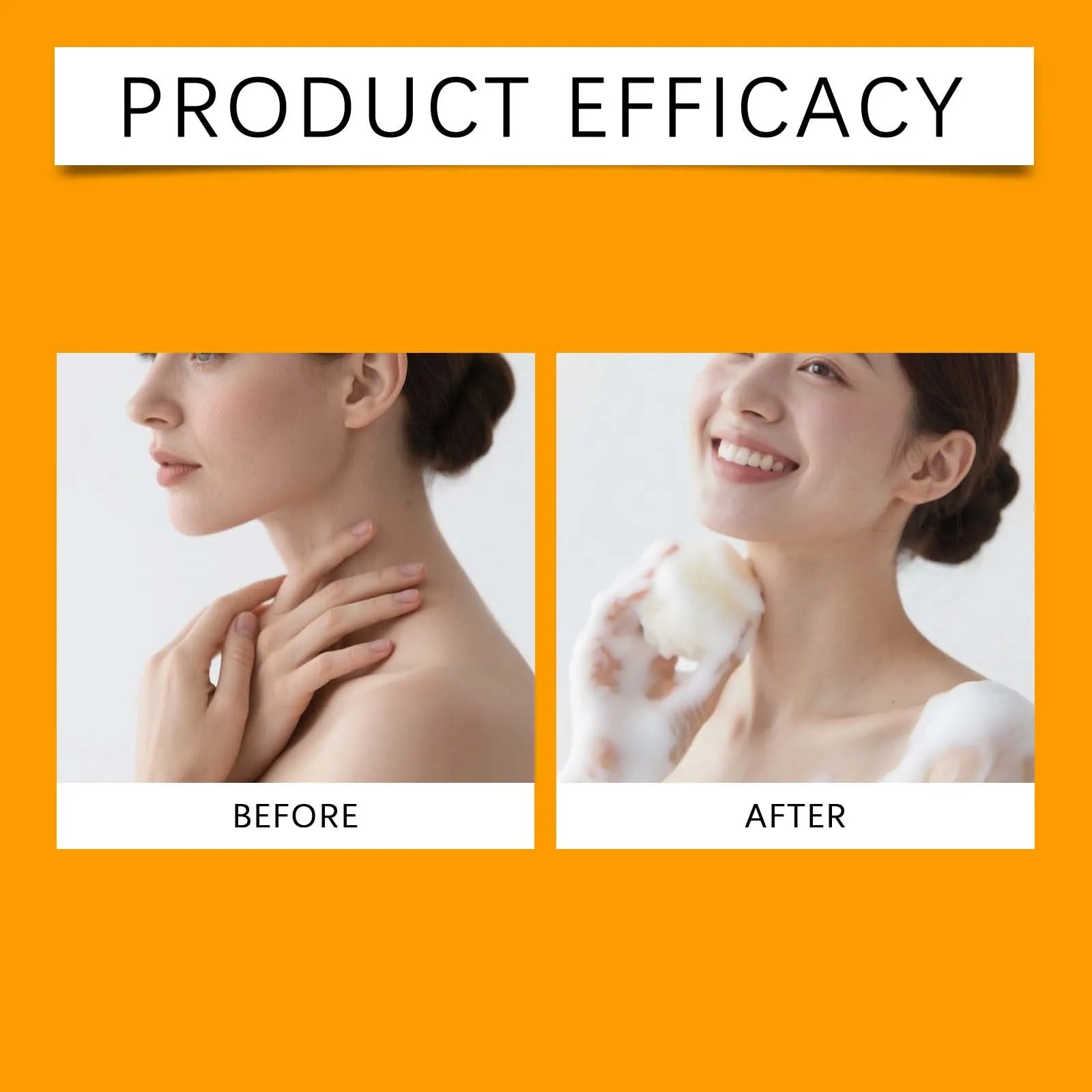 OUHOE Persimmon Soap Bar Sweet Fruity Scent Strengthen Skin Barrier Protection Maintain Healthy Removes Surface Dirt