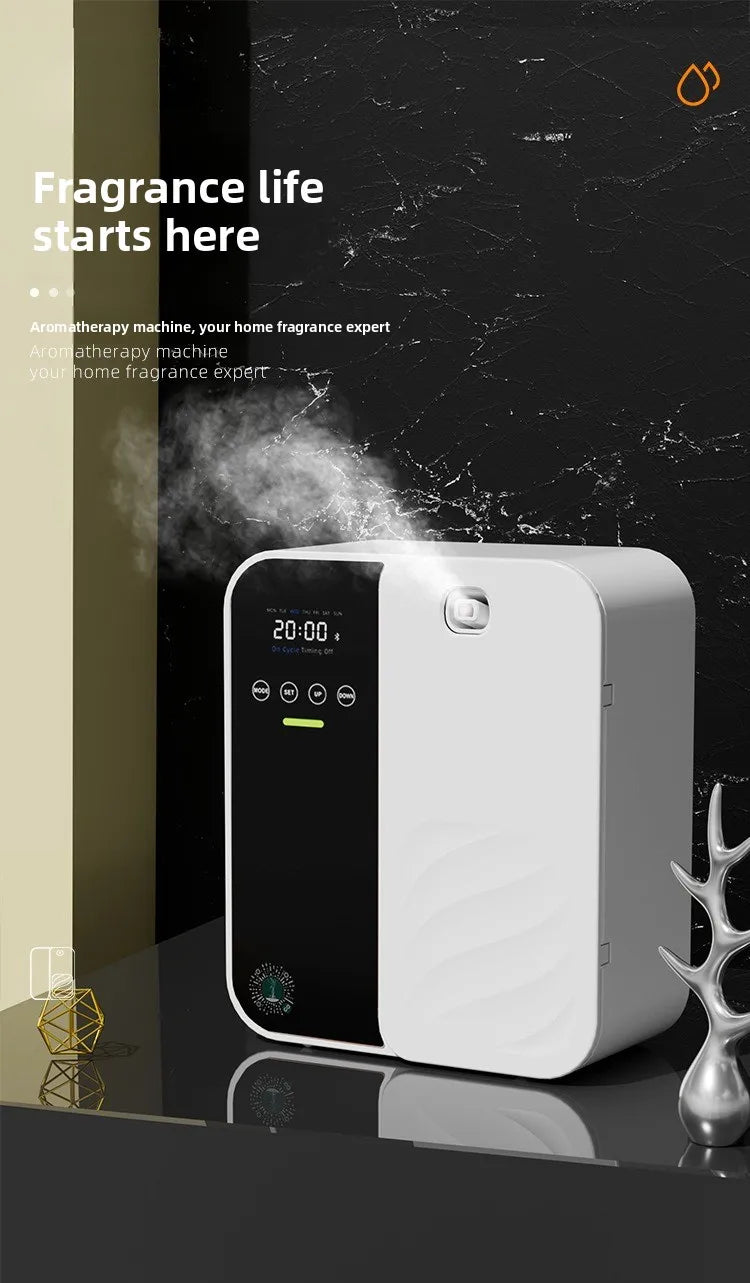 500ml Hilton Scent Machine Aroma Diffuser Wall Mounted Hotel High Capacity Aroma Diffuser Large Area Hotel Lobby Home Fragrance