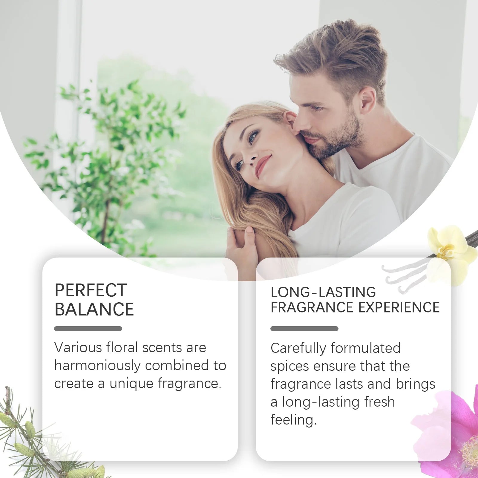 Arabian Style Tuberose Perfume: Natural, Fresh & Elegant Fragrance, Long-Lasting, Portable Charm-Boosting Scent