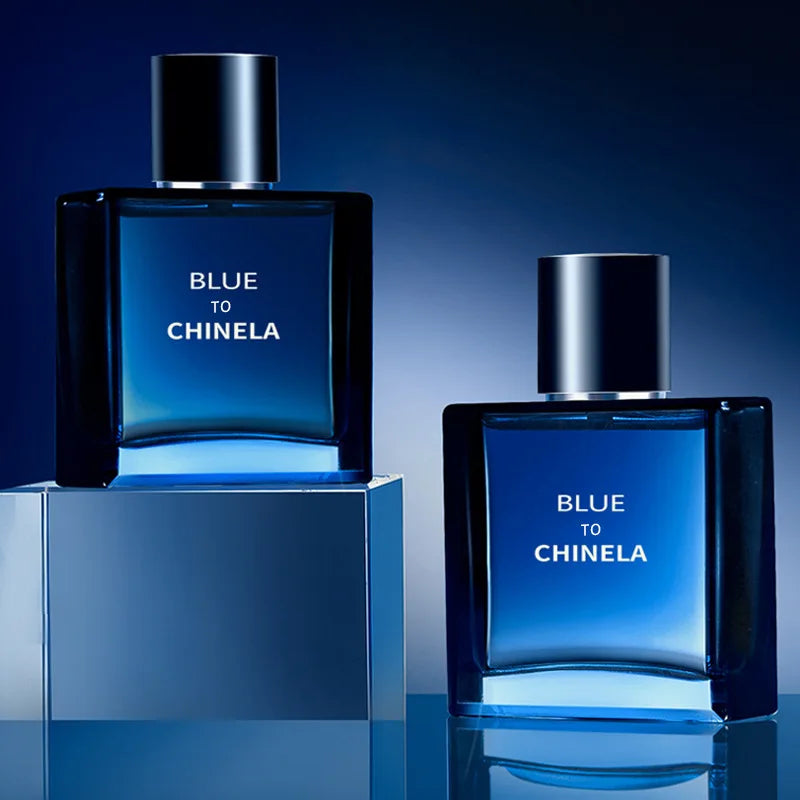 Men's Fresh Cologne Intense Long-Lasting Fragrance 8 Hours Bleu Men's Cologne Long-lasting Fresh Scent Masculine Charm Natural